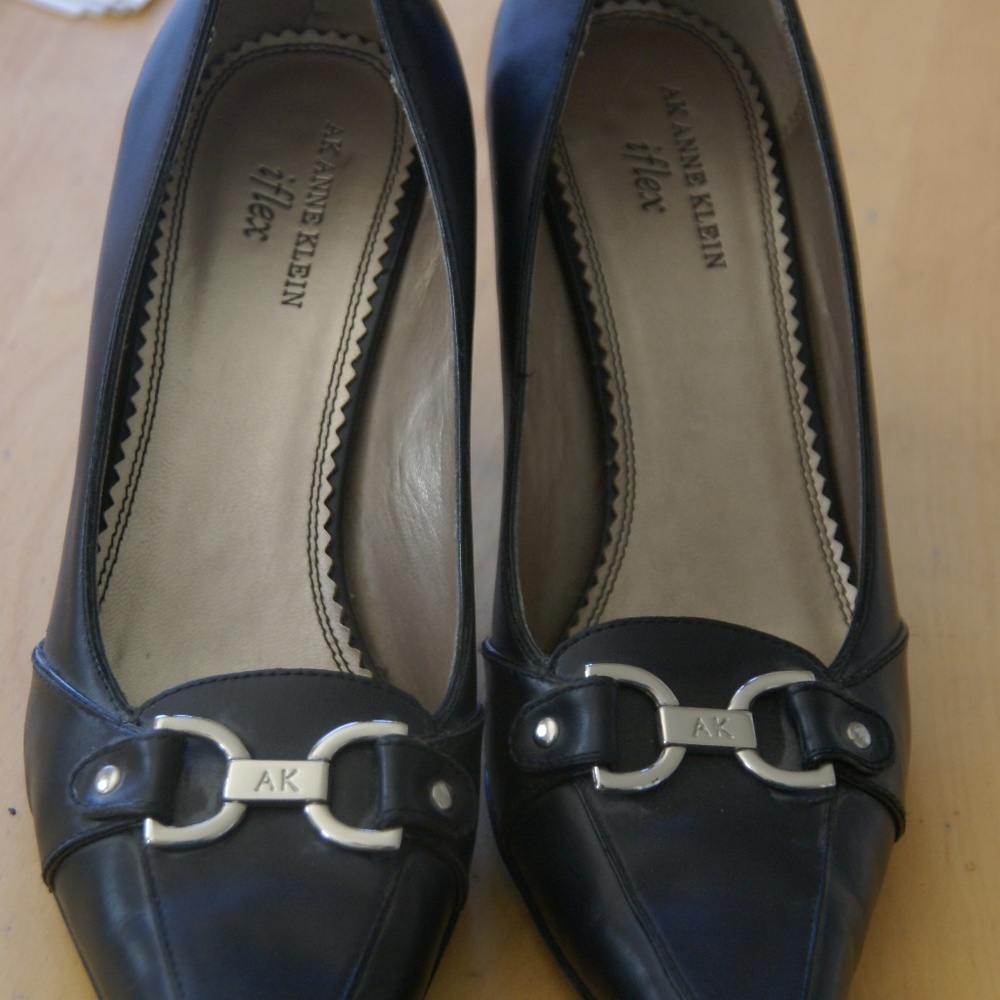 ANNE KLEIN iflex squared toed sz 10 pumps heels
